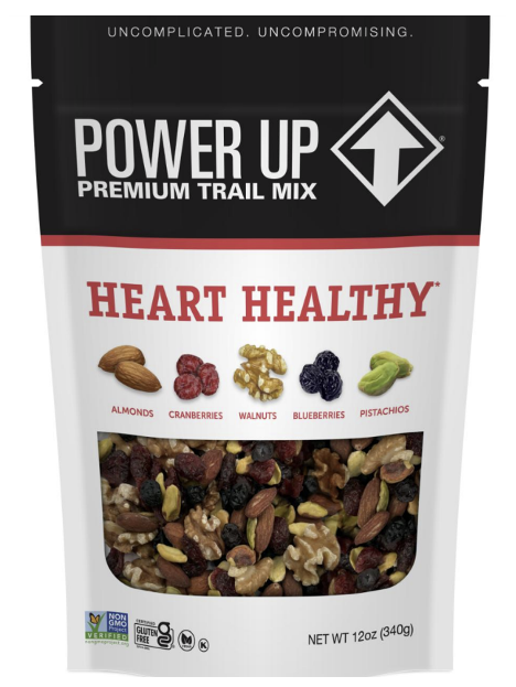 NuEats - Wholesale Trail Mix - Gourmetnut, Power Up 14, HEART HEALTHY, 6/12oz(K)0