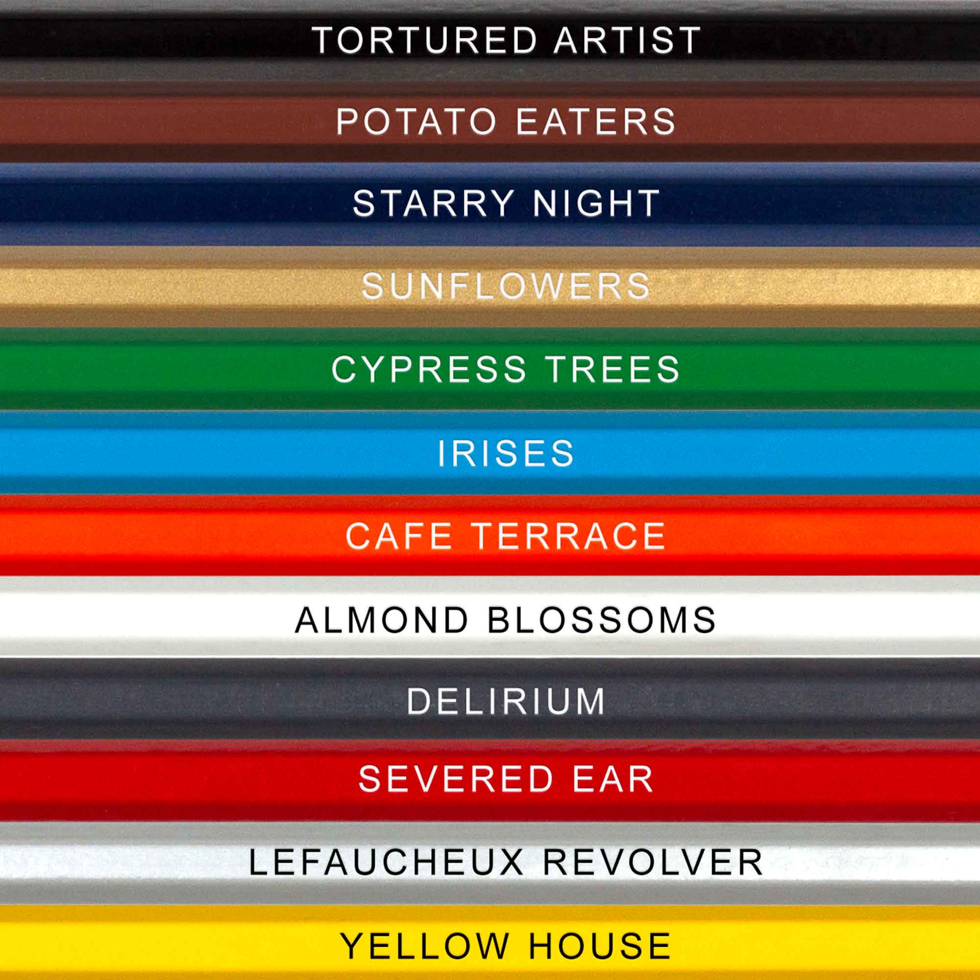 Pop Colors Colored Pencils and Coloring Sheets - Wholesale Painting/Drawing - Van Gogh Colors Colored Pencil Set1