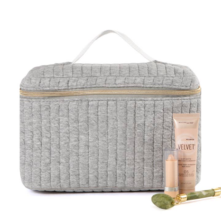 Quilted Train Case for wholesale by Marleylilly