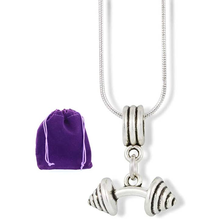 Colar com Halteres para Homem | Pingente de Levantamento de Peso Jewelry B e outras tendências em Compre roupa academia B2B. Devoluções gratuitas e condições de pagamento a 60 dias na Faire na Faire.