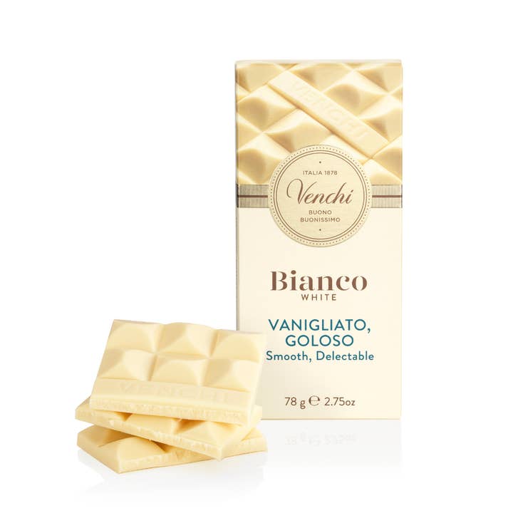 Venchi - Vente Chocolat - Tablette de chocolat blanc - Tablettes de chocolat gourmet italien premium1