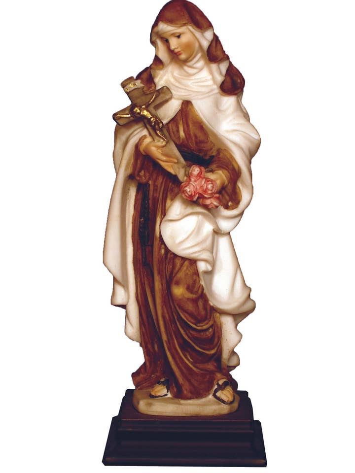 St. Theresa Statue in Color 8" for wholesale by Goldscheider of Vienna