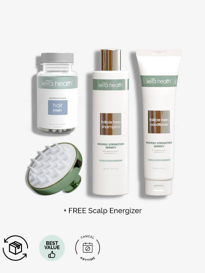 Plan de santé capillaire 360 pour hommes pour la vente par KeraHealth