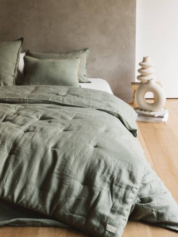 Copripiumino in lino lavato Bruma per la vendita all'ingrosso da parte di Gabrielle Paris