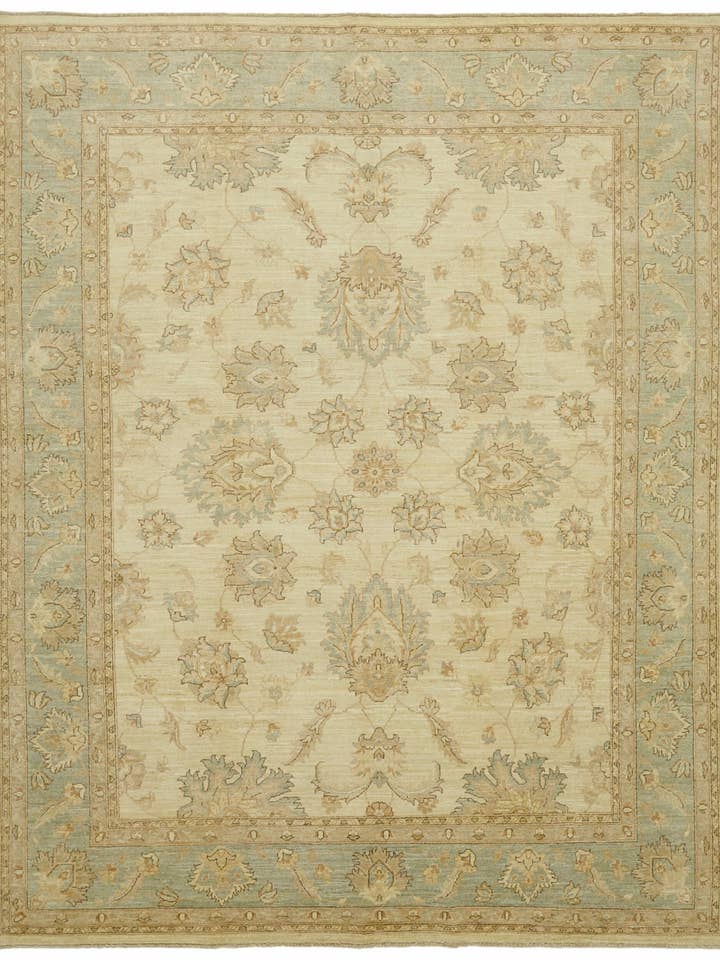 8x10 Beige Oushak Tapijt - 42229 voor wholesale door RUG N CARPET