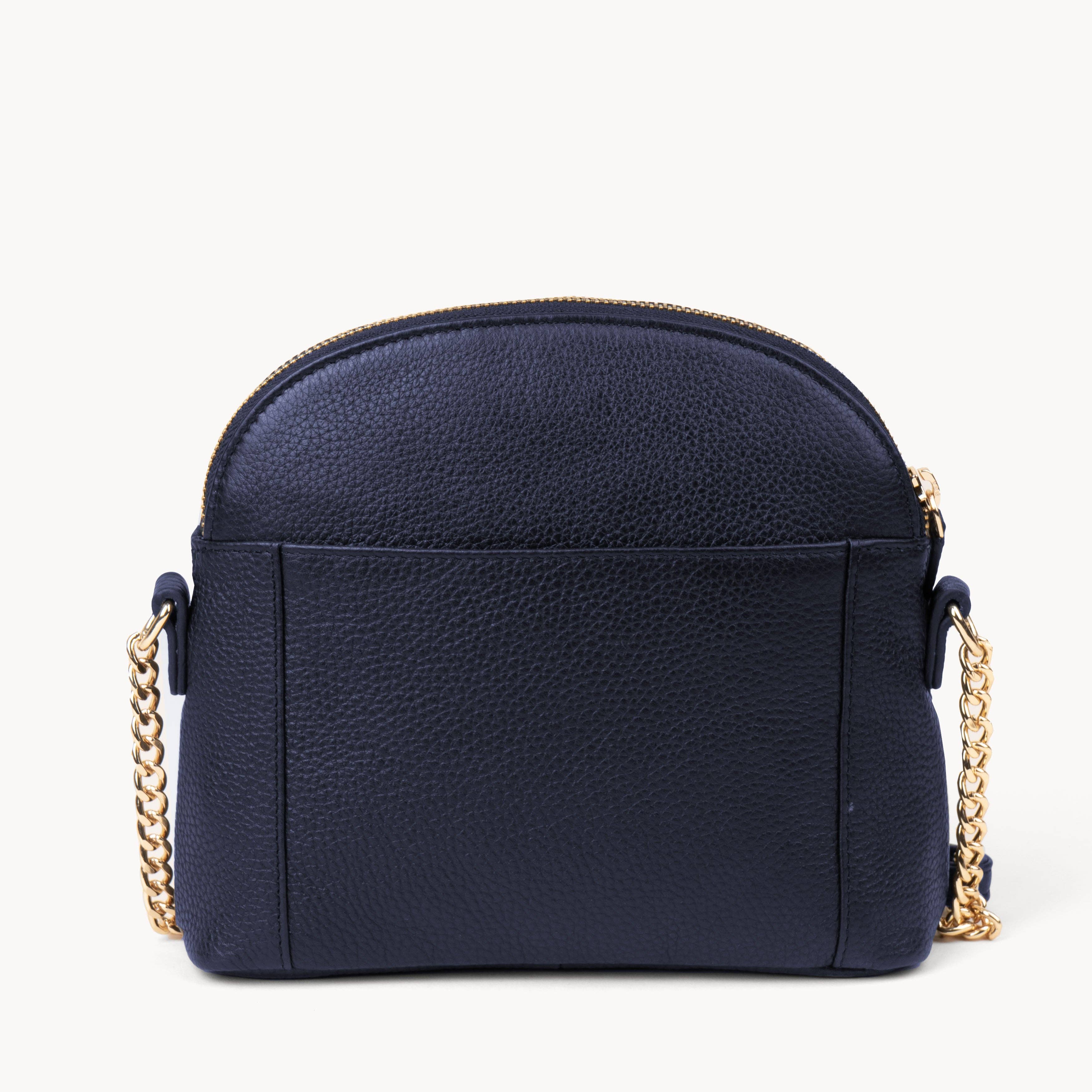 Assots London – wholesale Crossbody bag – Women's – 'DOVE' Navy Pebble Grain Real Leather Crossbody Bag4