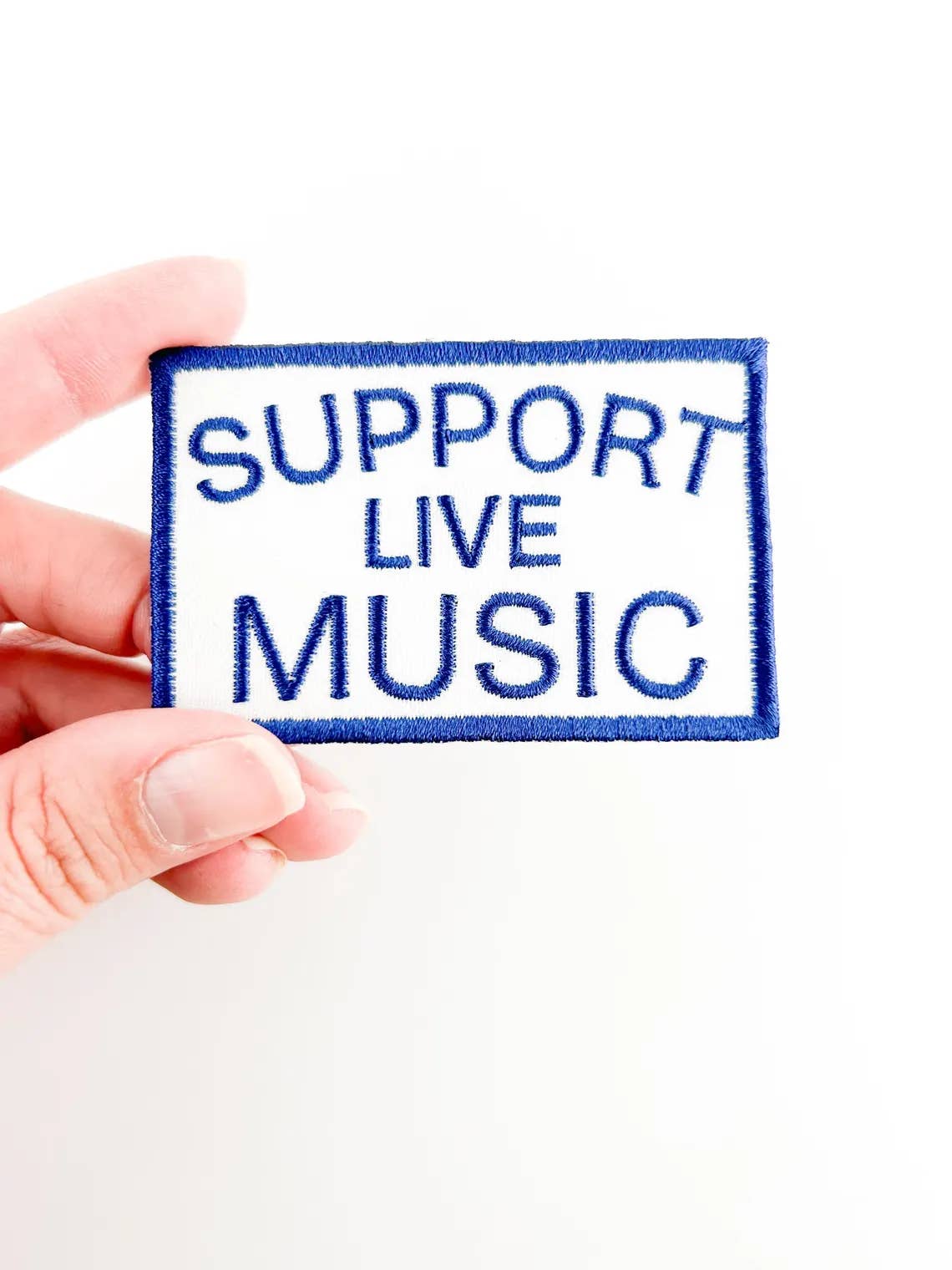 Field Trip Threads - Wholesale Patch - Support Live Music Embroidered Iron On Patch, Trucker Hat