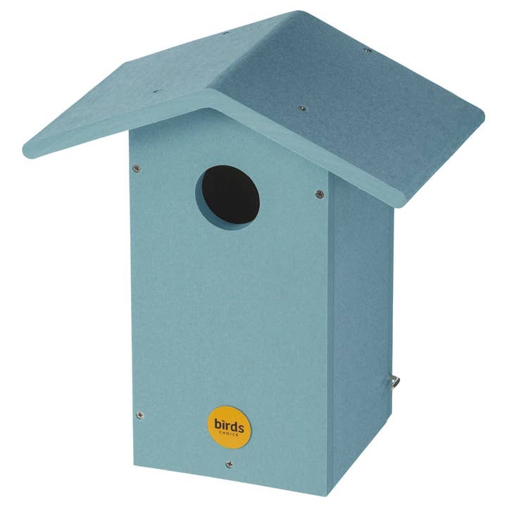 Bluebird House in Blue Recycled Plastic for wholesale by Birds Choice