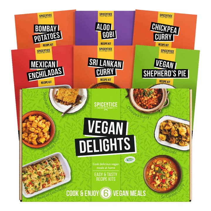 Spicentice – wholesale Gift box – Vegan Recipe Gift Box