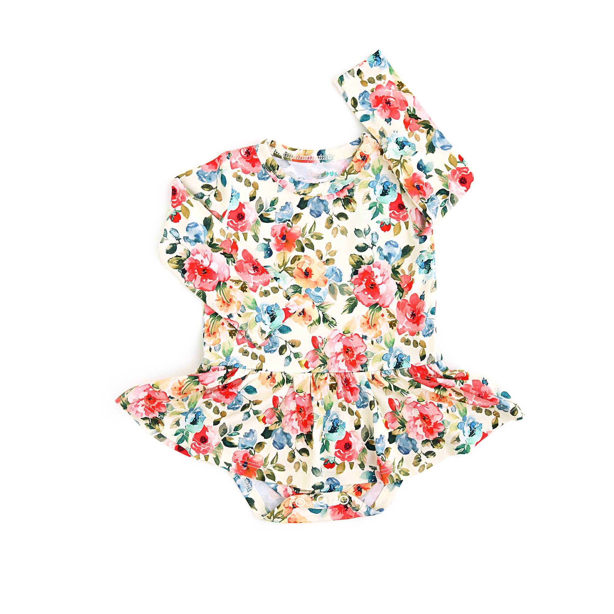 Gigi and Max – Bodysuit - Bebé por atacado – Nayeli TUTU Vestido de Bebé Floral de Bambu