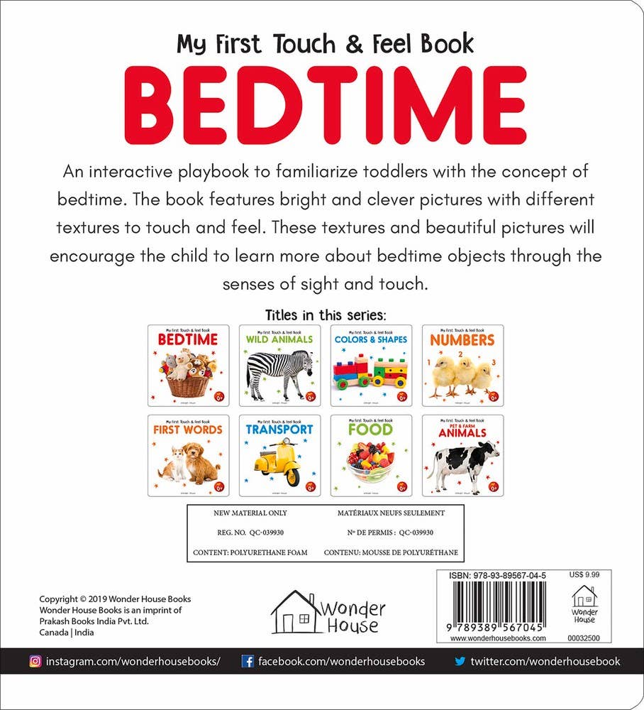 Independent Publishers Group - Wholesale Baby & Toddler Book (0-2) - My First Book of Touch And Feel: Bedtime6