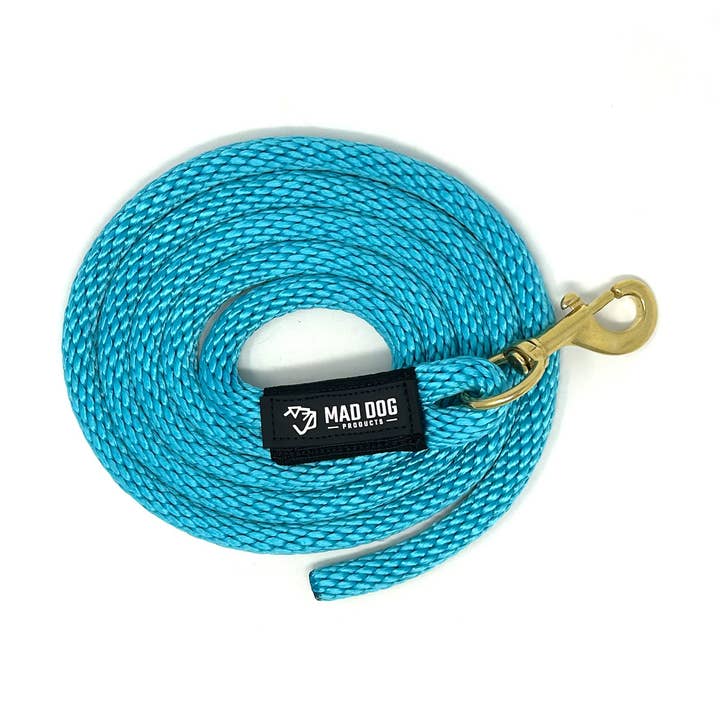 Longe pour cheval avec mousqueton en laiton - Signature pour la vente par Mad Dog Products