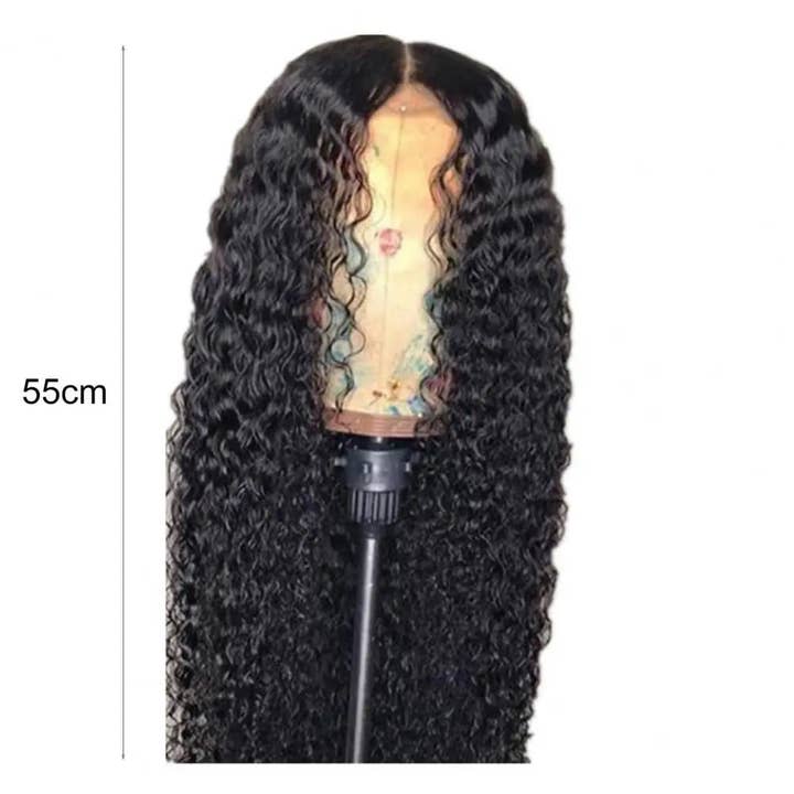 MK Smith's Shop - Venta al por mayor Extensiones para el pelo - Peluca Rizada Negra MKS 75CM