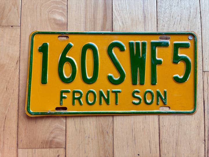 1992 Sonora México License Plate for wholesale by RusticPlates