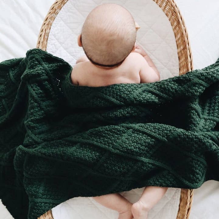 SNUGGLY JACKS - Wholesale Bedding Blanket - Kids & Baby - Forest Organic Knitted Blanket