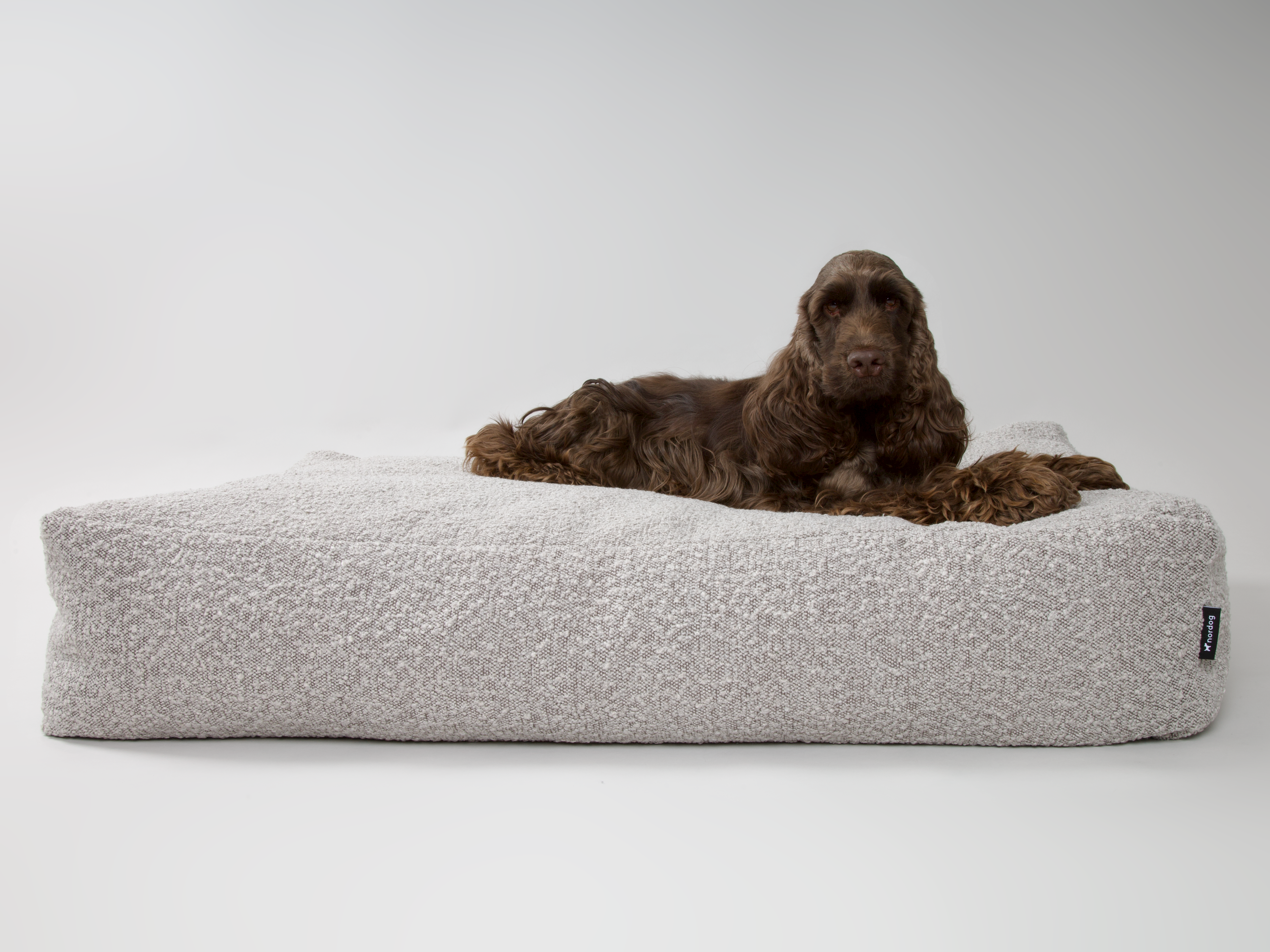 Nordog – cama - Cão por atacado – Almofada para cachorro BILLY em bouclé taupe8