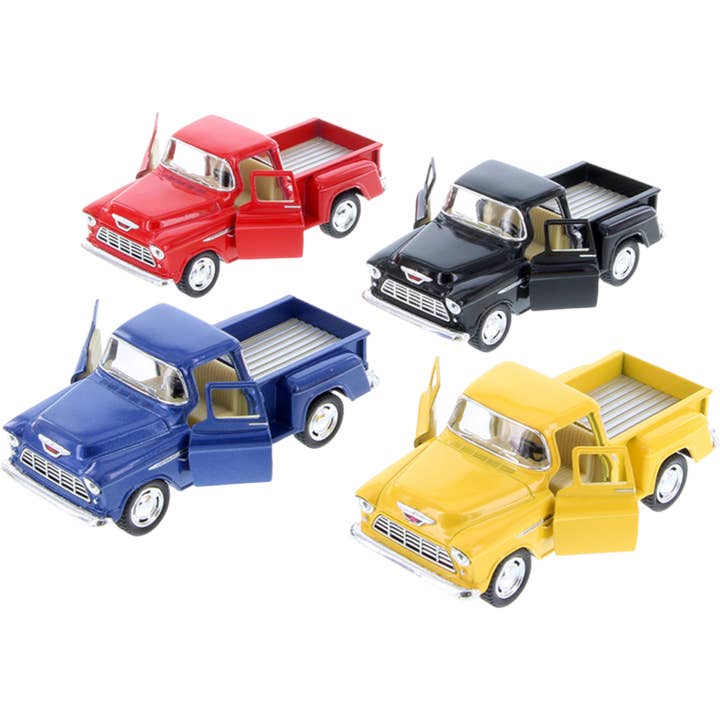 Cow Crack Wholesale - Vente Voiture/camion miniature – enfant - Kinsmart Chevrolet 1955 Stepside Pickup Diecast Échelle 1/321