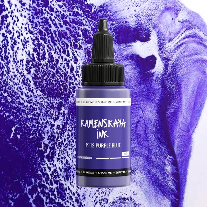 Delaminerende alcoholinkt P-112 'Paarsblauw' voor wholesale door KAMENSKAYA