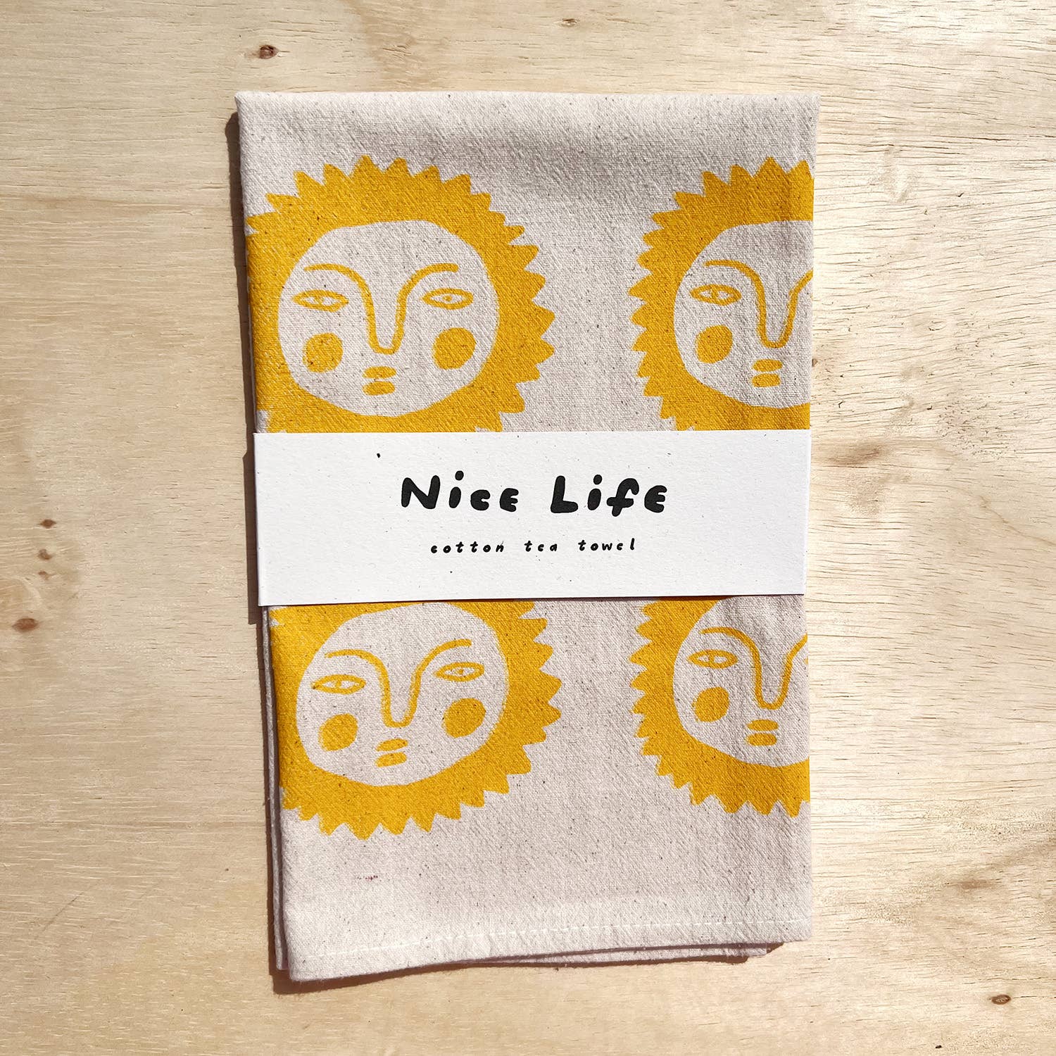 Nice life – Engroshandel Viskestykke – Nice life soltekøkkenhåndklæde i 100% bomuld3