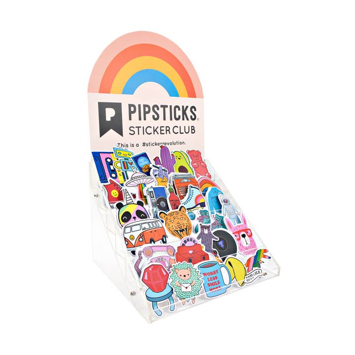 Pipsticks – Engroshandel Display til forhandlere – Akryl Vinyl bordplade Display (Tom)