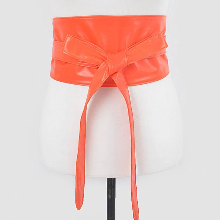 anbfashion - Wholesale Belt - Women's - TIE FRONT LEATHER BELT. PB-77034