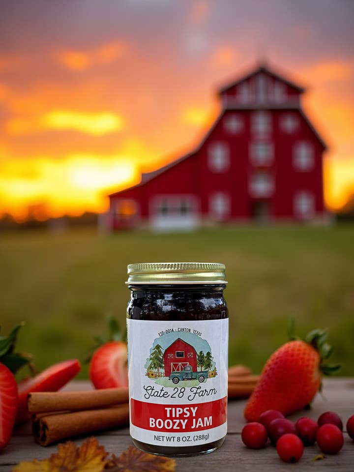 Tipsy Boozy Jam - 9 oz for wholesale by State 28 Farm