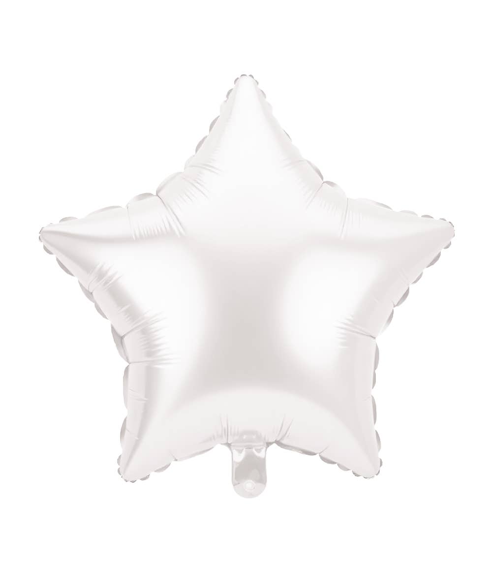 PD Party – wholesale Ballong – Folieboll - Stjärna vit