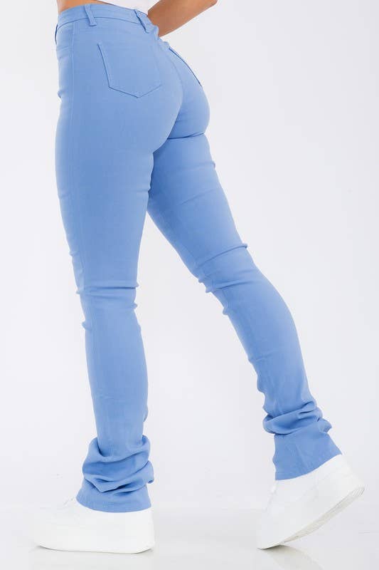 JBLA FASHION - Wholesale Pants - Women's - 2404-High Waisted Super Stretch Stacked Pants1