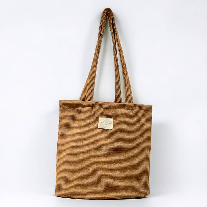 MERGAN CRAFTS - TEXTILE - Wholesale Tote Bag - Women's - Tote Bag, Shopping bag, with long Strap- Corduroy10
