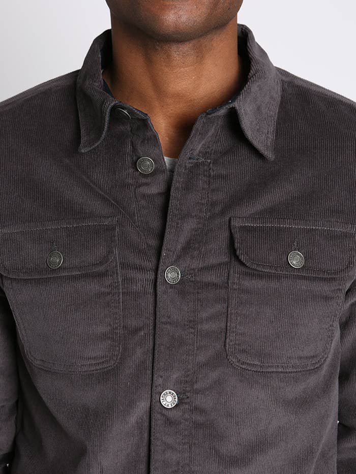 JACHS NY - Wholesale Shirt Jacket/Shacket - Men's - Concord Sherpa Lined Corduroy Shirt Jacket