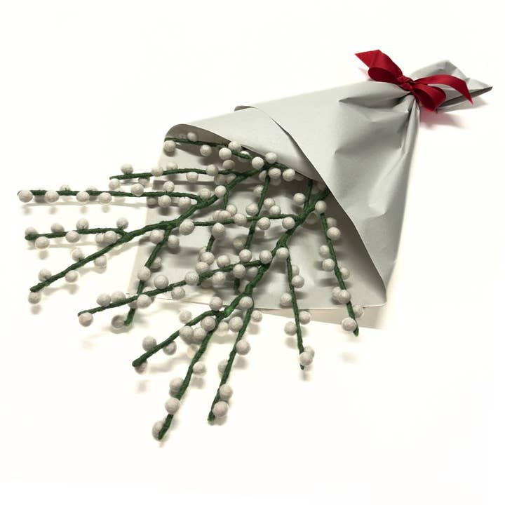 Humble Hilo - Wholesale Artificial Flowers - Humble Hilo Handmade Felt Flowers, Berry Stems1