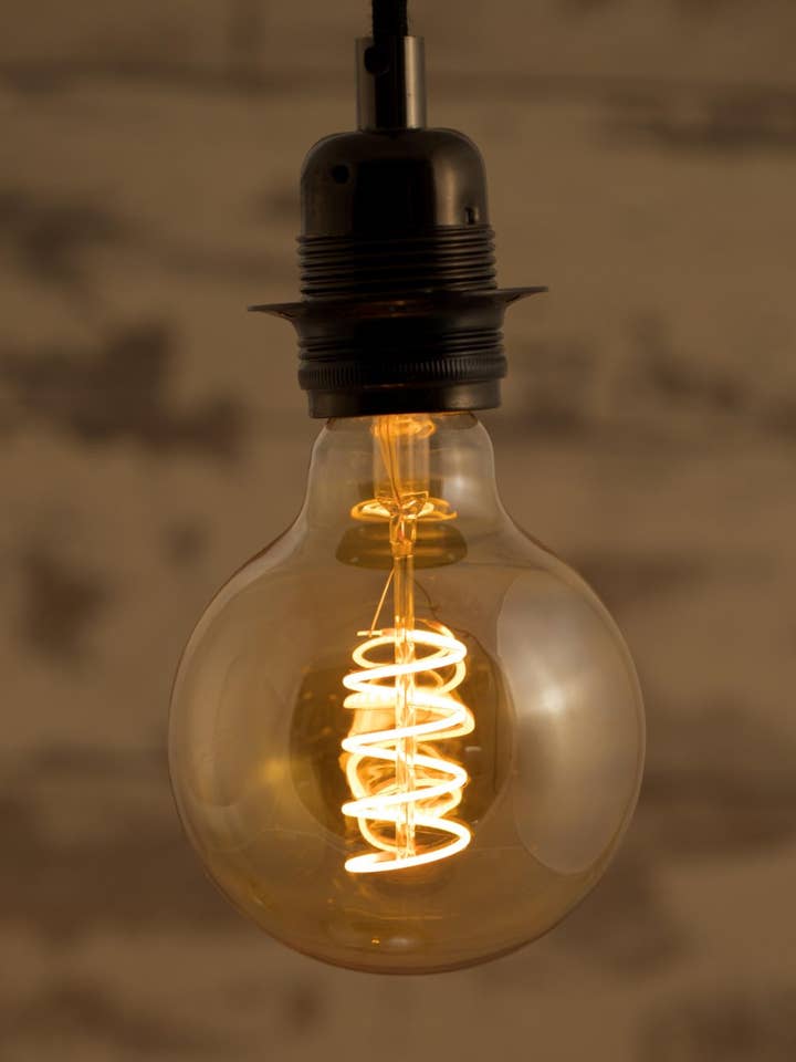 Globe Spiral LED Light Bulb | Large | 6W E27 B22 for wholesale by William & Watson