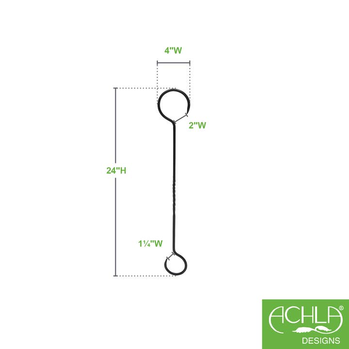 ACHLA Designs - Wholesale Wall Hook - 24" Extender w/ Twist, Pack of 21
