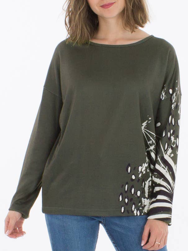 Knitted sweater — woman-PU16649 for wholesale by Coline