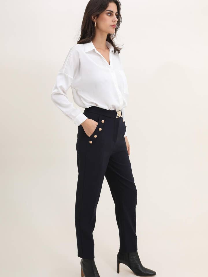 LULUMARY - Vendita all'ingrosso Pantalone - Donna - Pantaloni slim P93340