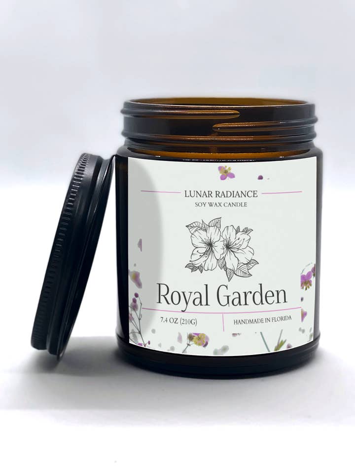 Royal Garden Candle for wholesale by Lunar Radiance Candle Co