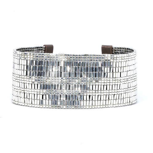 Silver cuff for wholesale by Julie Rofman