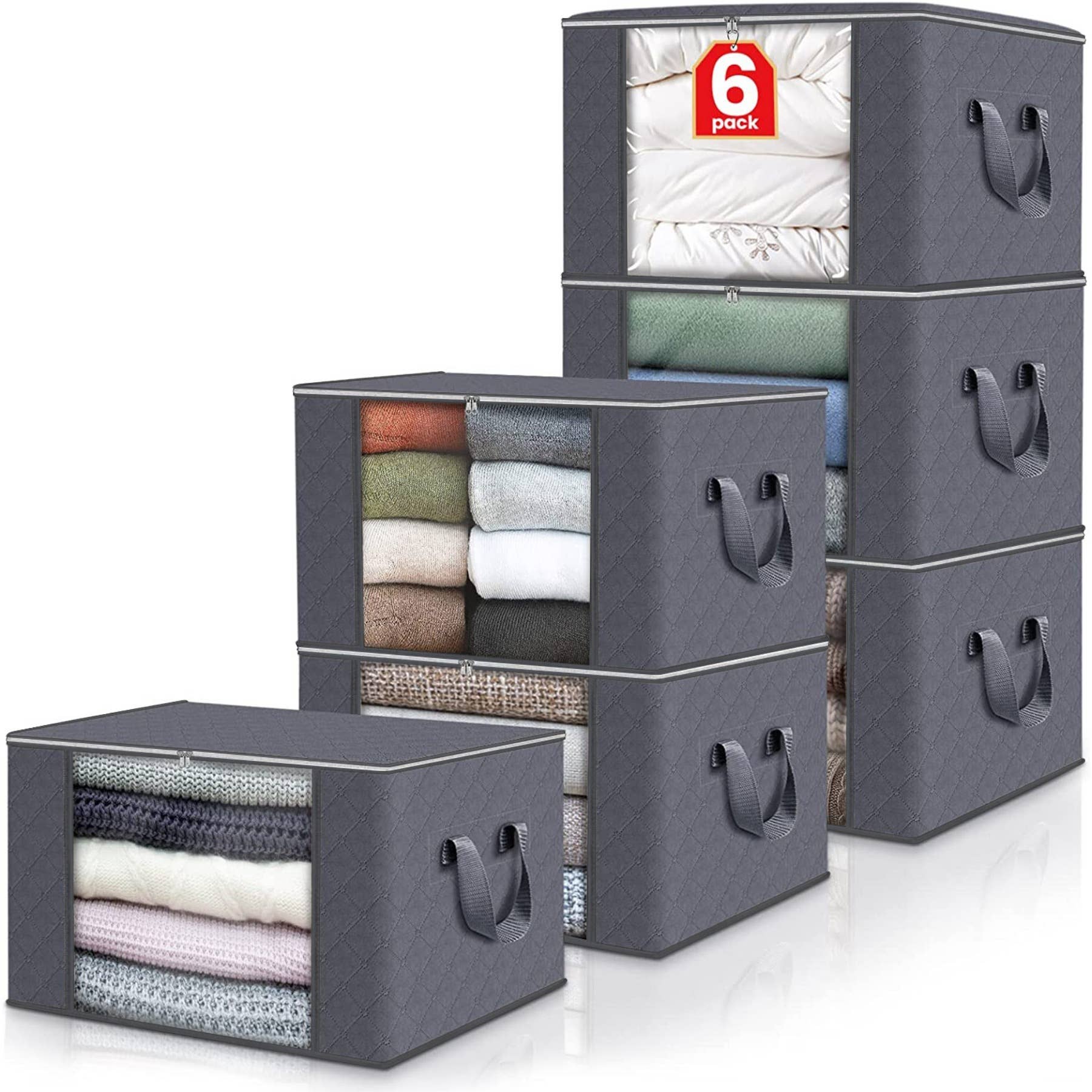 wandf - Wholesale Storage Bin - Horizontal Quilt Foldable Storage Bag-Non-Woven Storage Box13