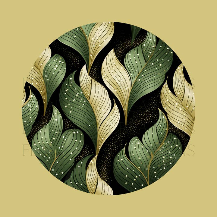 Fernville Creations - Wholesale Cutting Board - Abstract Leaves, Tempered Glass, Charcuterie Board2