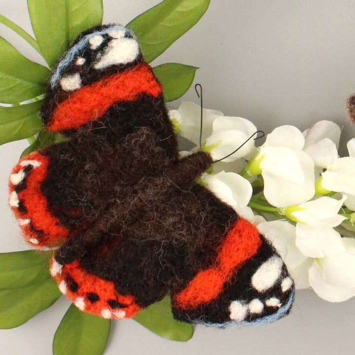 Red Admiral Butterfly Filzset, klein für den Großhandel von The Makerss