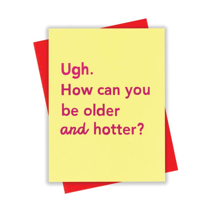 Older and Hotter Card for wholesale by xou
