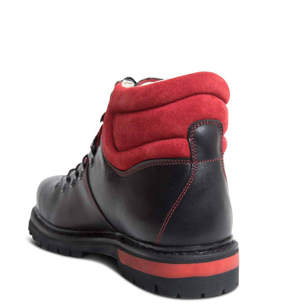 black red Geiselstein boot for men | Schuhwerk Schwangau for wholesale on Faire4