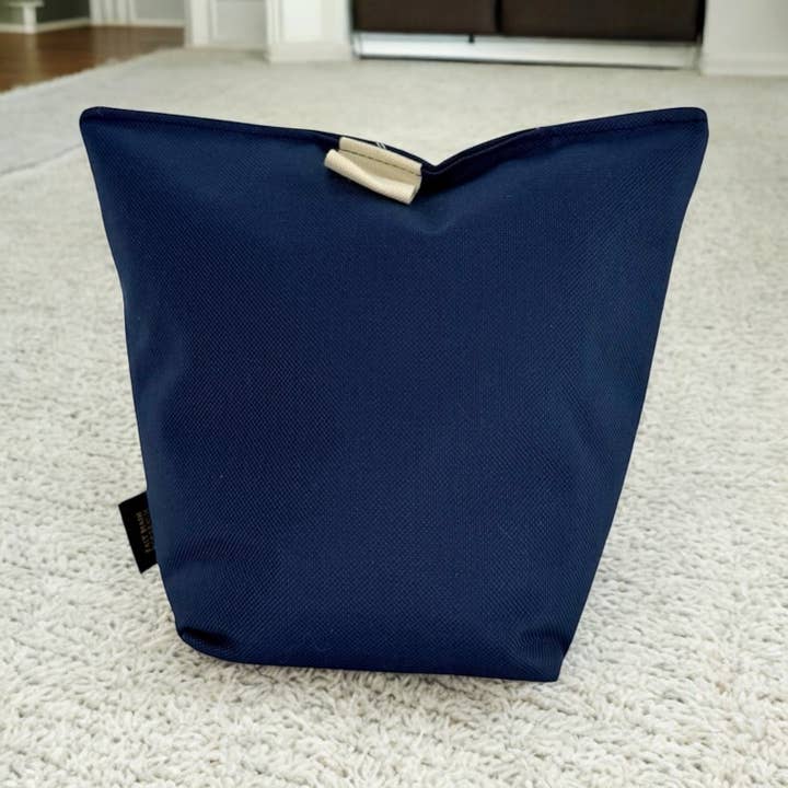 Bag holder, “Brooklyn” navy for wholesale by Emmanuel Création
