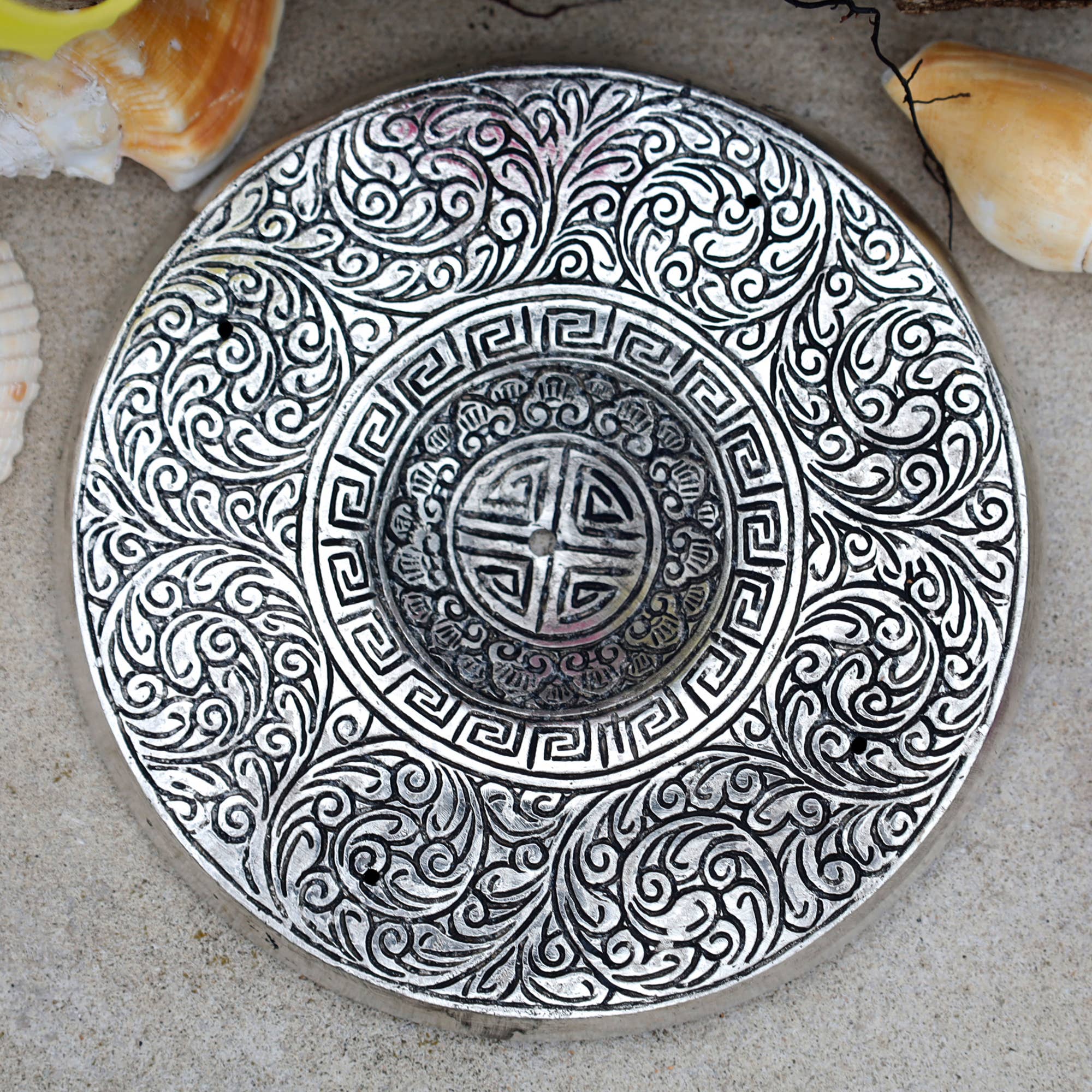 Lungta Imports - Wholesale Incense holder - Incense Burner Holder Made from Recycled Aluminum 3 in 19