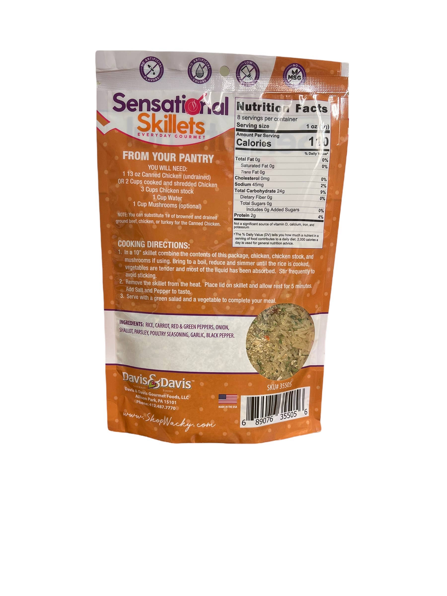 Davis & Davis Gourmet Foods - Wholesale Rice - Weeknight Chicken and Rice1