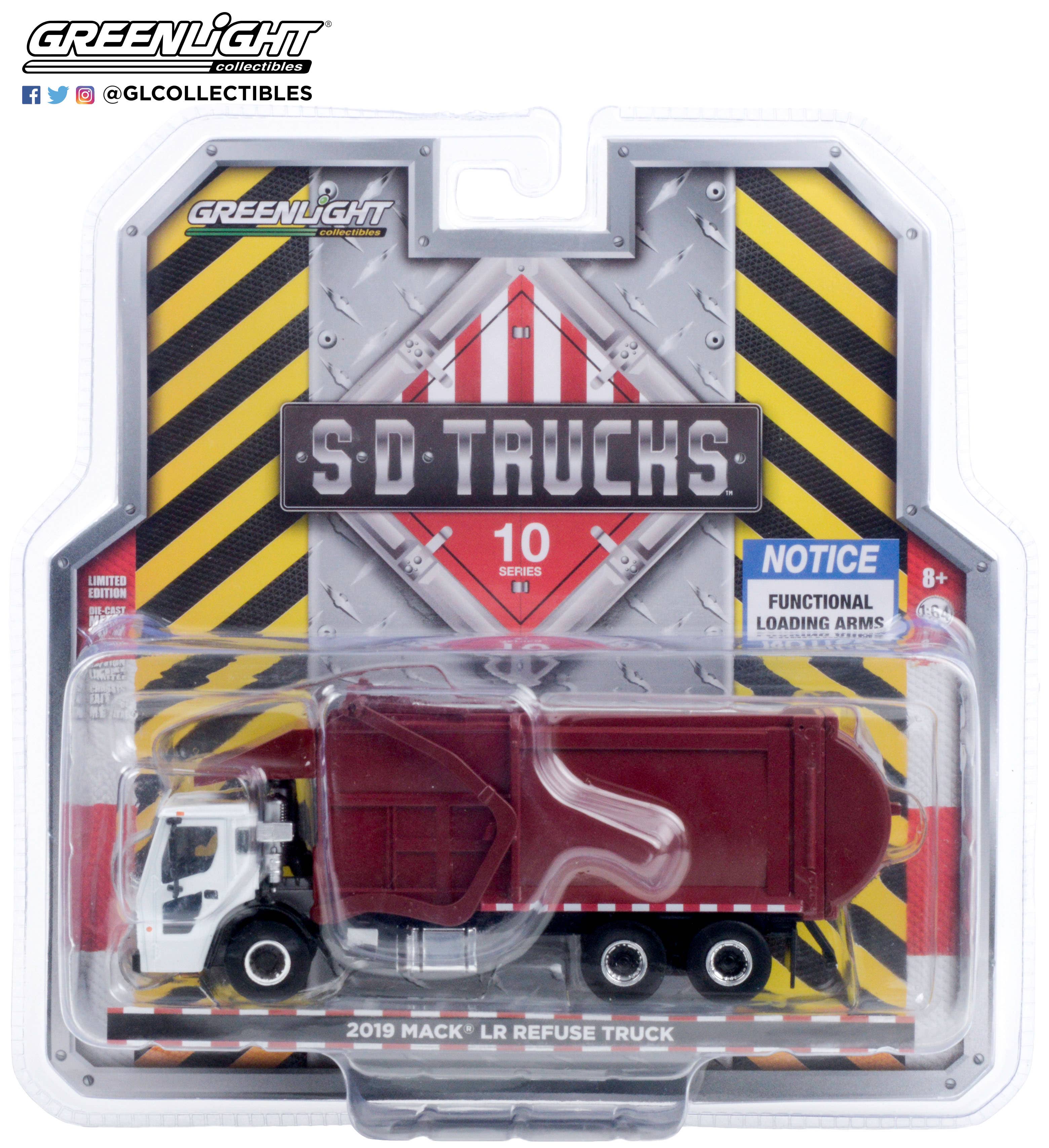 Sierra Toys - Wholesale Toy Car/Truck - Kids - Greenlight Collectibles 45100 | 1:64 S.D. Trucks Series 106