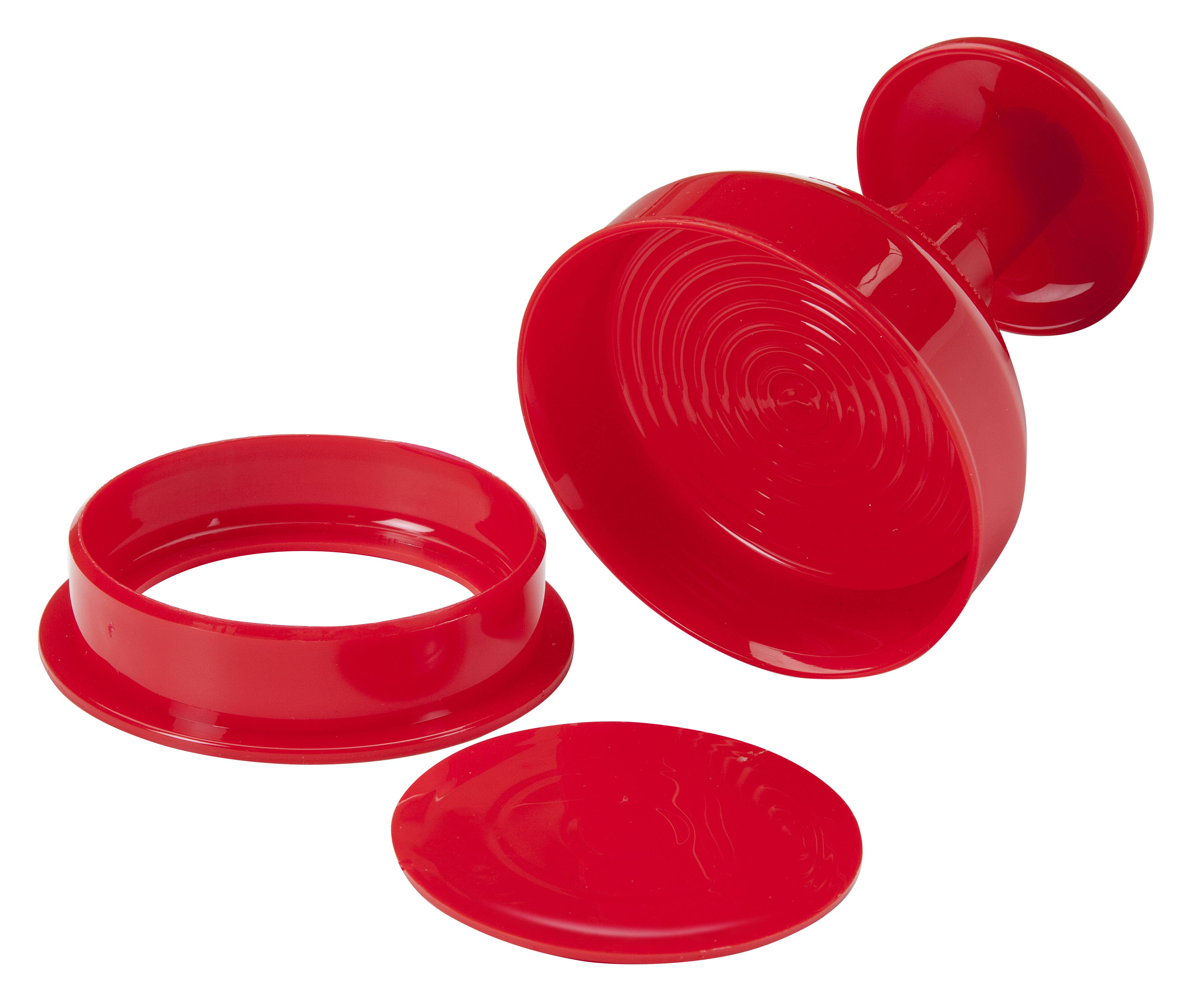 Rigamonti Pietro & Figli srl – Großhandel Küchengerät – Art. 170 LA PRESSELLA Hamburgerpresse - ROT5