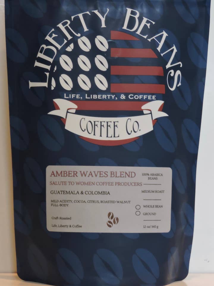 Amber Waves Blend - gemahlener Kaffee für den Großhandel von Liberty Beans Coffee Company