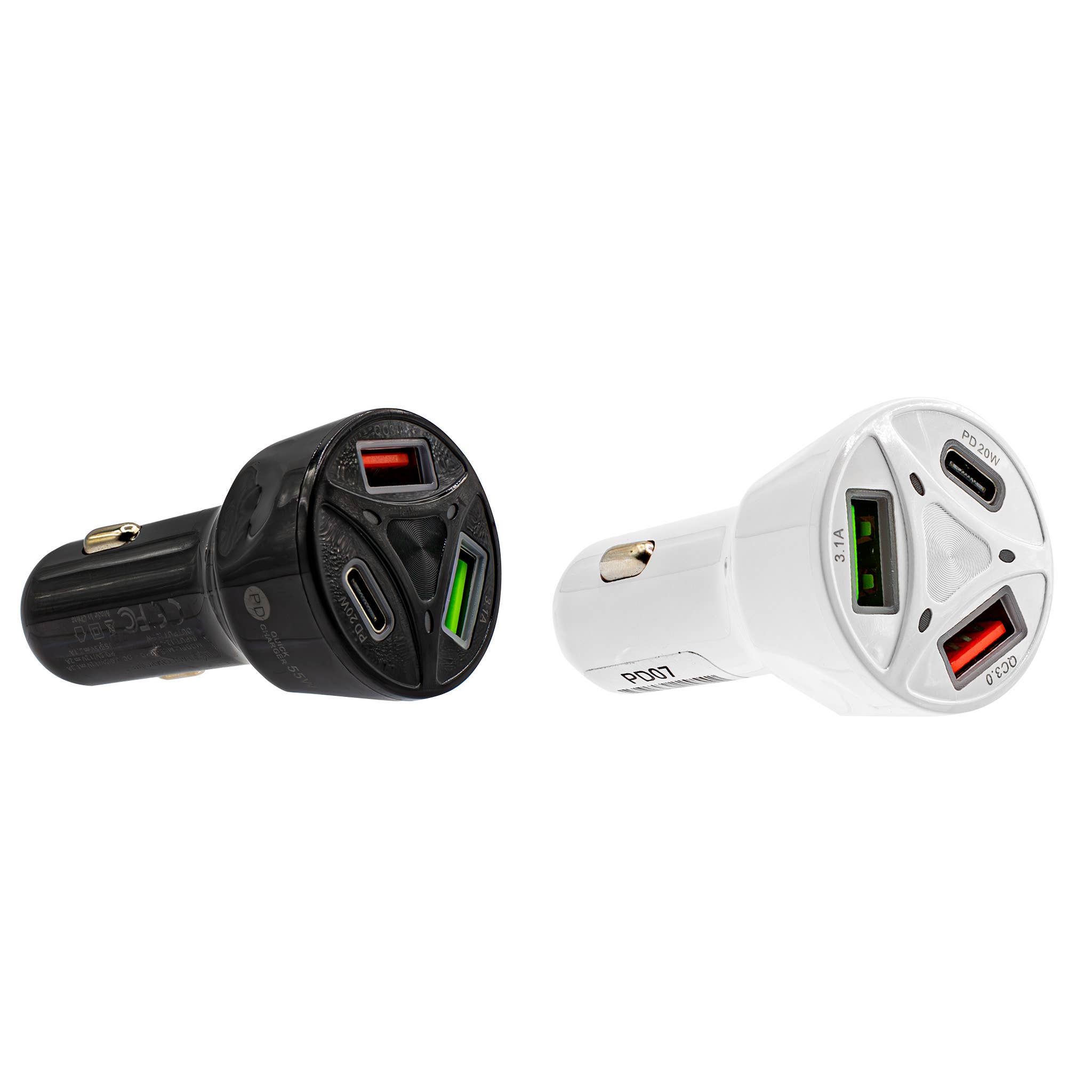 Mighty Wireless - Wholesale Portable Charger - PD Car Charger With Dual USB Ports PD072