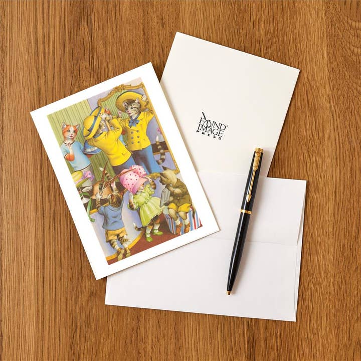 Found Image Press - Wholesale Stationery/Notecard Set - Greeting Card KC-301 Fun at the Milleners1